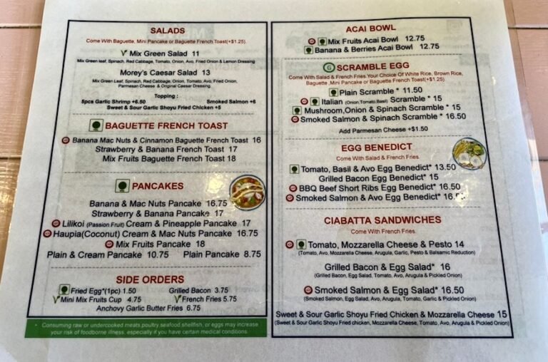 【Cafe Morey's】おすすめの人気メニュー5つご紹介 ハワイ情報 KOKO